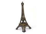 Unique Bargains 9.8 Bronze Tone Metal Paris Miniature Eiffel Tower Model Souvenir Decoration