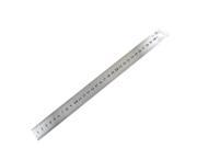 Unique Bargains Stainless Metal 30cm 12 Inch Length Straight Ruler Tool