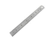 2 Pcs Stainless Steel 15cm 6 Inches Straight Ruler for Carpenter