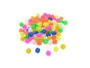 90 Pcs Decorative Plastic Assorted Color Clip Spoke Beads for Bike