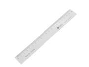 Unique Bargains Clear Plastic Straight Ruler Measuring Tool 20cm 7.8 Inch Length 2 Pcs