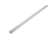 Unique Bargains Dual Side Metric 50cm Stainless Steel Straight Measure Ruler 50cm