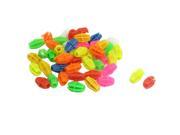 1 Bag Assorted Color Plastic Bicycle Bike Wheel Spoke Beads