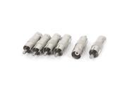 6pcs RCA Male Plug to BNC Female Jack RF Coaxial Adapter Connector Coupler