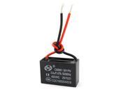 Unique Bargains CBB61 AC 450V 2uF 5% Tolerance 2 Wire Air Condition Fan Motor Capacitor