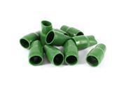 Unique Bargains 10 Pieces Green Soft PVC Crimp V Terminal Insulated Sleeves Caps V 60 50mm2