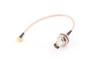 Unique Bargains BNC Female to MCX Male Right Angle Adapter Connector RG316 Coaxial Cable 20cm