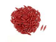 Unique Bargains 200 Pcs Red Insulating Boot Electrical Alligator Test Clips 26mm