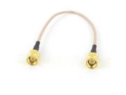 Unique Bargains 20cm SMA Male to Male M M RF Pigtail Coaxial Jumper Cable Adapter
