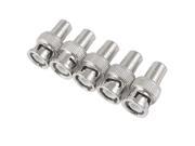 Unique Bargains Coaxial BNC Male to RCA Female RF Connector Adapter 5 Pcs