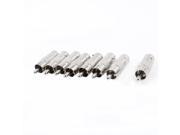 10 x Replacement BNC Female to RCA Male CCTV TV Jack Straight Connector Adapter