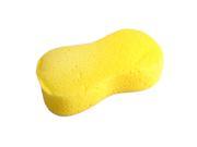 Durable Practical Bone Shaped Waxing Car Wash Sponge Pad Yellow