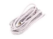 White 3 Meters 10Ft PAL Male to Male Audio Video Extension TV Cable Wire