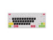 Laptop White Black Silicone Keyboard Skin Cover Film for Lenovo Z460 Y480