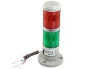 Unique Bargains Unique Bargains Security System Industrial Red Green Signal Light DC 24V