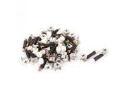 Unique Bargains Furniture Connect 15mm Dia Cam Fittings Pre-inserted Nuts Dowels 30 Sets