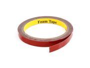 Unique Bargains 10mm x 3meter Double Sided Adhesive Foam Mounting Tape Roll for Car Auto