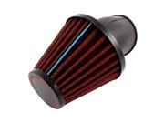 Unique Bargains Motorcycle Adjustable Clamp Air Intake Filter Muffler Cleaning Tool Red