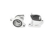 Unique Bargains 2 Pcs Aluminum Intake CG150 200 Motorcycle Carburetor Insulator