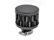 Unique Bargains 11mm 0.5 Inlet Compressor Air Intake Column Filter Cleaner Black Gray for Auto