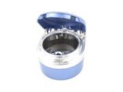 Portable Plastic Arch Shaped Ashtray for Car with Blue LED Light Blue