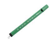 Portable Educational Instrument Plastic Soprano G Transverse Bamboo Flute Green