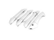 Unique Bargains Silver Tone Chrome Plated ABS Car Door Handle Cover 4 Pcs for 2008 Honda Accord