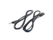 Black 3.5mm Male to 3.5mm Female Audio Extension Adapter Cable Line Cord 1.5M