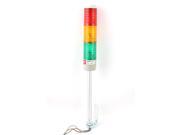 DC 24V Industrial Signal LED Warning Light Lamp Red Yellow Green 24.5 x 5cm