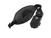 Black Textured Leather Hand Grip Digital DSLR SLR Camera Strap