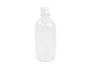Unique Bargains Liquid Container Transparent Plastic Cylindrical Agent Bottle 500ML