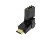 Unique Bargains HDMI Male to Female DC Audio Plug Jack Convertor Connector