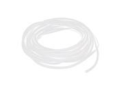 Unique Bargains White Protective Heat Resistant Sleeve Sleeving 4.5mm x 10m for Cable Wire