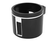 Unique Bargains Car Vehicles Air Vent Drink Can Holder Black Cup Stand 3.3 Dia