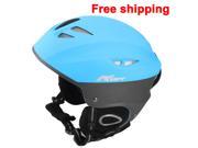 Women Men Skateboard Skiing Racing Bicycle Bike Sports Helmet Size L Matte Blue