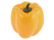 Artificial Faux Fake House Decor Bell Pepper Yellow
