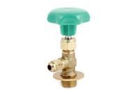 Unique Bargains Gold Tone Metallic Male Threaded R134 Refrigerant Can Tap Valve Opener