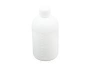 Unique Bargains 500mL 17cm x 8cm Leak Proof Screwcap White Plastic Liquid Bottle for Laboratory