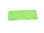Green Silicone Keyboard Skin Film Cover Protector for Asus 15 Notebook