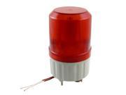 Unique Bargains Unique Bargains Industrial Red LED Signal Tower Lamp Rotating Warning Light DC 24V with Leads