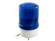 Blue Signal Tower Lamp Industrial Warning Light Flash with Buzzer DC 24V