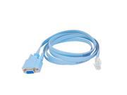 DB9 RS232 9Pin MALE to RJ45 8P8C Internet Cable Converter for Routers Network