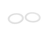 57mm Silicone Gasket 2pcs for 2.5 Tri Clamp Sanitary Pipe Fittings Ferrules