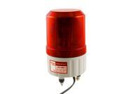 AC220V Industrial Red LED Strobe Flash Signal Tower Alarm Light Lamp 90dB