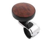 Unique Bargains Car Vehicle Brown Steering Wheel Knob Spinner Handle Clamp 58mm Diameter