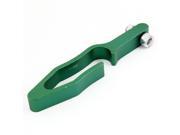 Unique Bargains Vehicle Motorcycle Autobike Green Aluminum Alloy Wire Clamp Clip Organizer