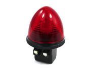 DC24V 2 Screw Terminals Red LED Industrial Miniature Signal Light S TX