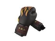 Breathable Flame Pattern Adult Training Boxing Gloves