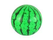 Child Kids Green Black Inflating 4.5 Dia PVC Watermelon Ball
