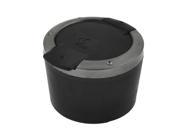 Replacement Cigarette Smokeless Cylinder Shape Ashtray Black Gray